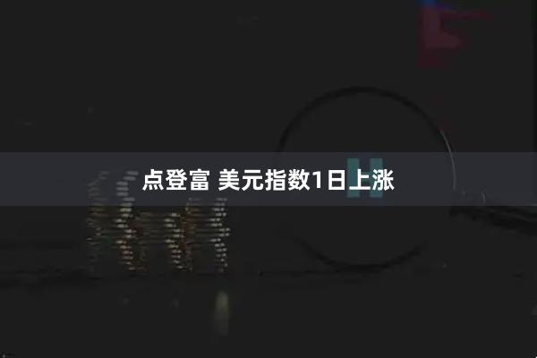 点登富 美元指数1日上涨